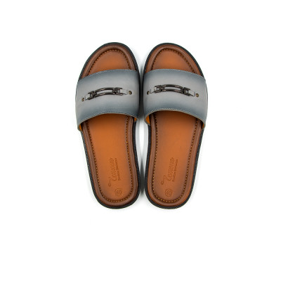 Dép Nam Quai Ngang Da Bò Thật Tomoyo TMD10800