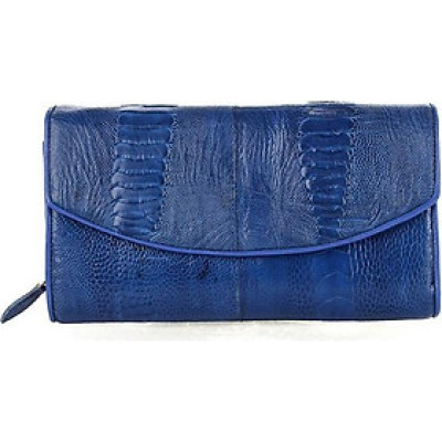 Túi đeo da đà điểu Huy Hoàng (xanh dương) HT6420