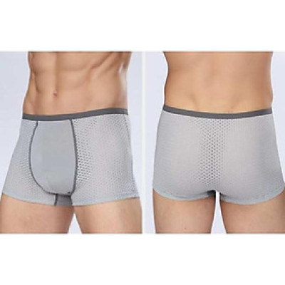 Hộp 4 quần sịp đùi Men thông hơi, thoáng khí kèm hộp