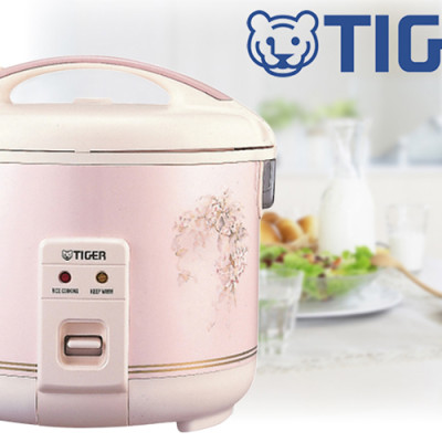Nồi Cơm Điện Nắp Gài Tiger JNP-1800 - 1.8L (Hồng) - Hàng Chính Hãng